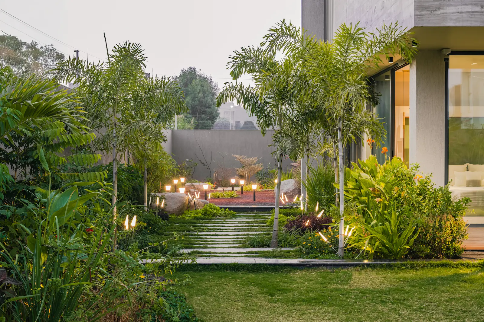 Public space landscape project by Sculpting Grounds, Gujarat