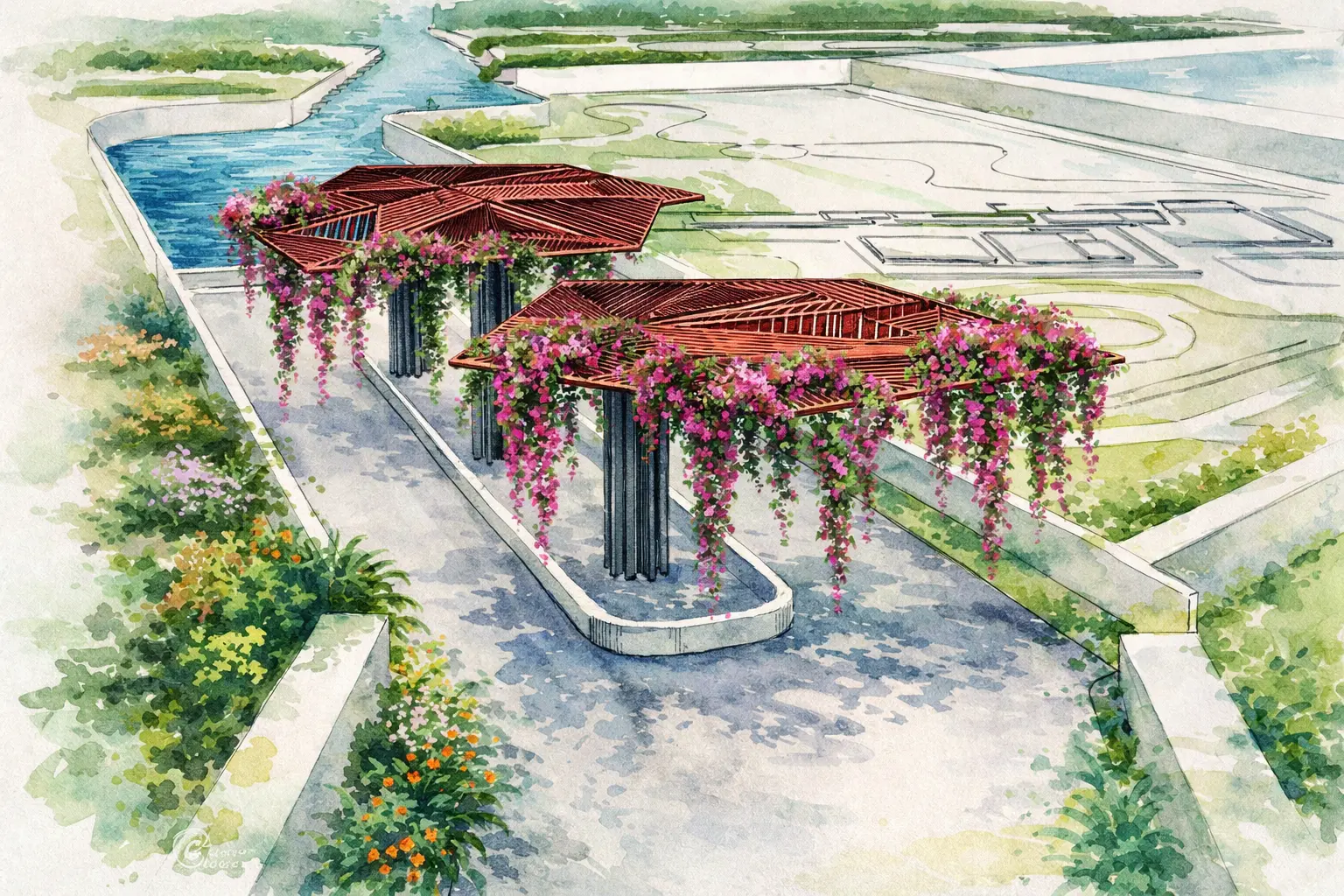 Jeevan Vatika — landscape architecture project in Ahmedabad