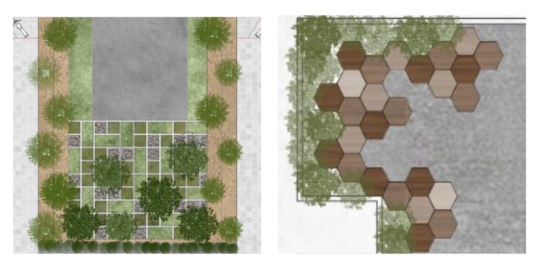 The terrace is envisioned as a vibrant community hub, accommodating a range of spaces that cater to diverse age groups and activities. It includes an open-air theatre for gatherings and events, thoughtfully designed seating areas for relaxation and social interaction, a dedicated kids’ play zone for safe and engaging recreation, and a multipurpose game area that encourages active use. Together, these elements transform the terrace into a dynamic and inclusive environment—where leisure, play, and community life seamlessly come together above the ground plane. — Pooja heights project detail, Sculpting Grounds