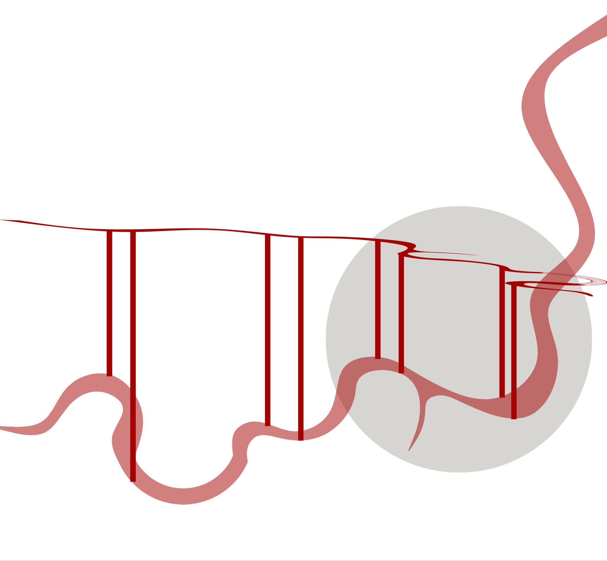 The proposal envisions a striking Red Dragon sculpture elevated above fire engine height norms, creating a bold landmark within the common plot while ensuring full safety compliance.Suspended as a fluid, linear form along with the flooring design that mirrors its sinuous geometry through textures, translating the sculpture’s movement onto the ground plane. — Shivaan Serenity project detail, Sculpting Grounds