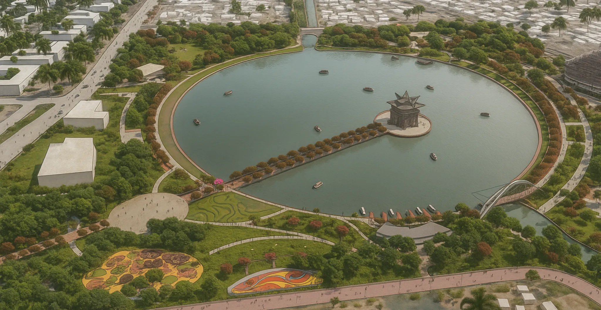 Somnath Sarovar — landscape architecture project in Somnath