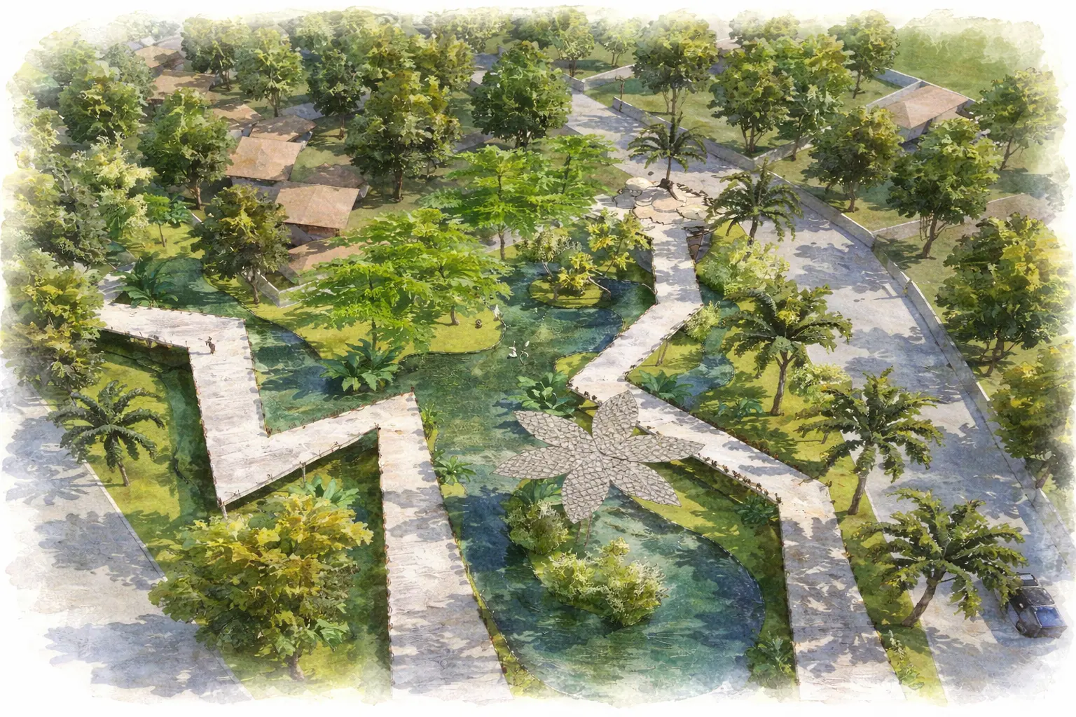 Vanvaso — landscape architecture project in Ahmedabad