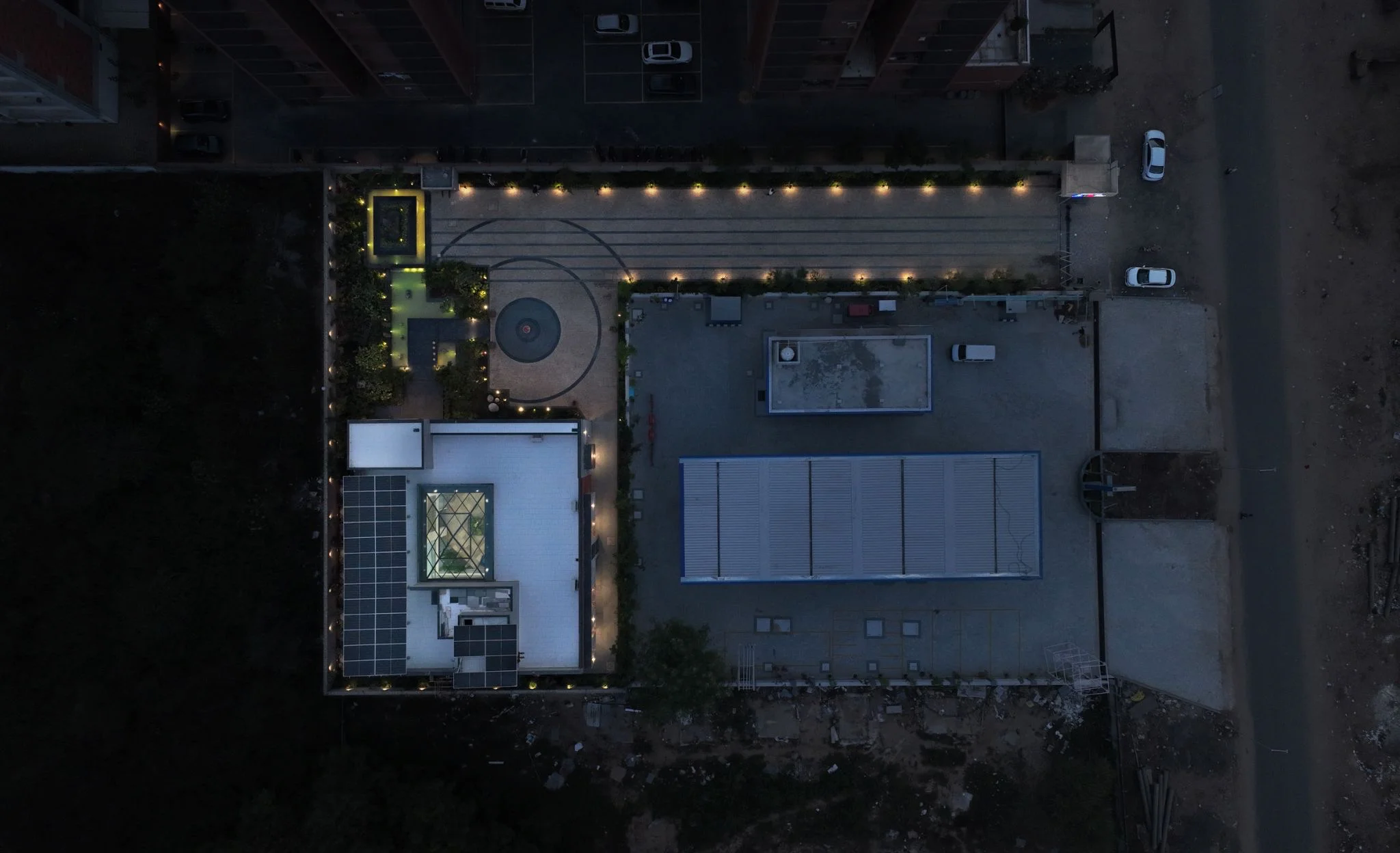 The Corporate Forecourt — landscape architecture project in Ahmedabad